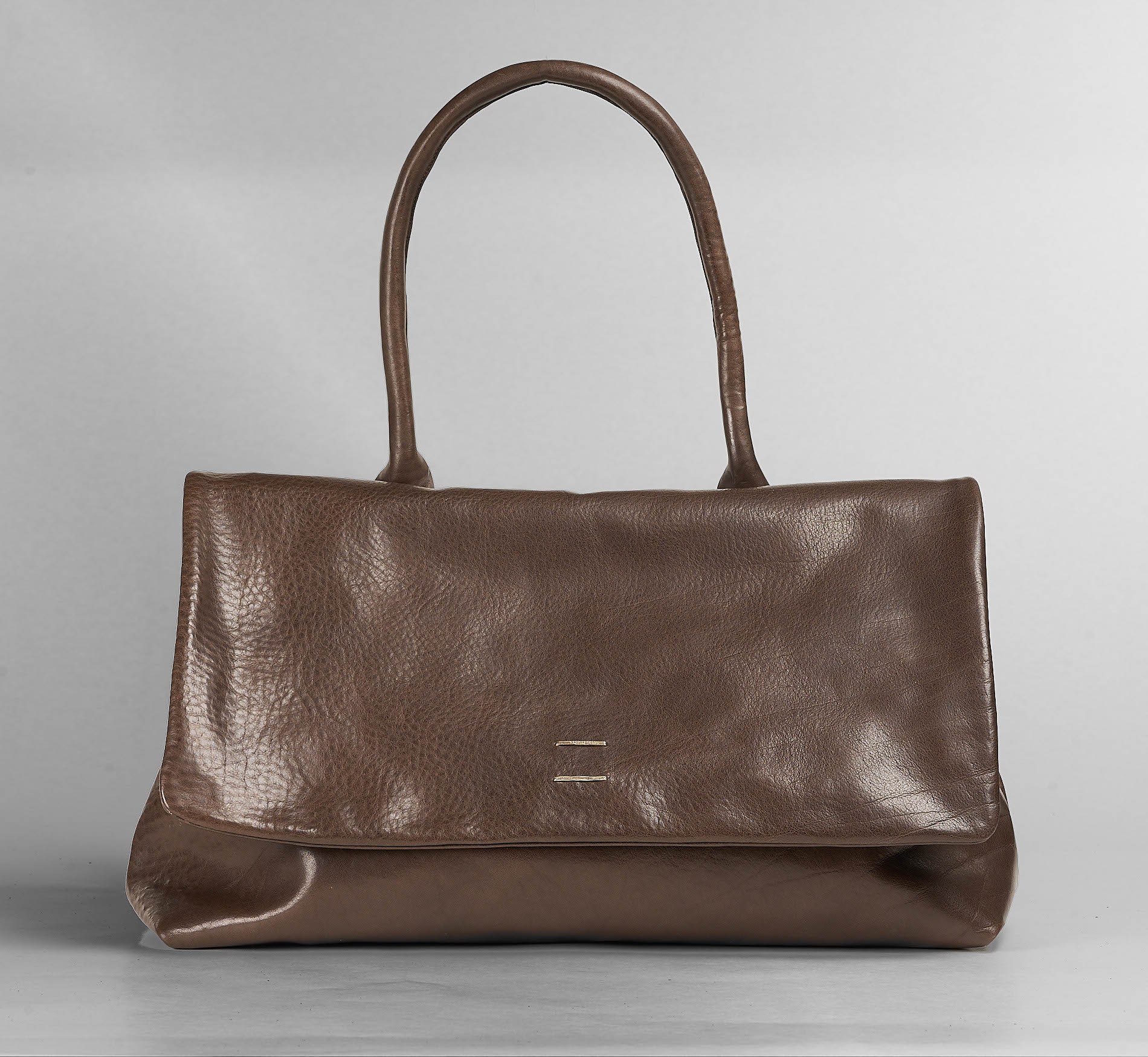 daniele basta leather and silver bags - FRONT